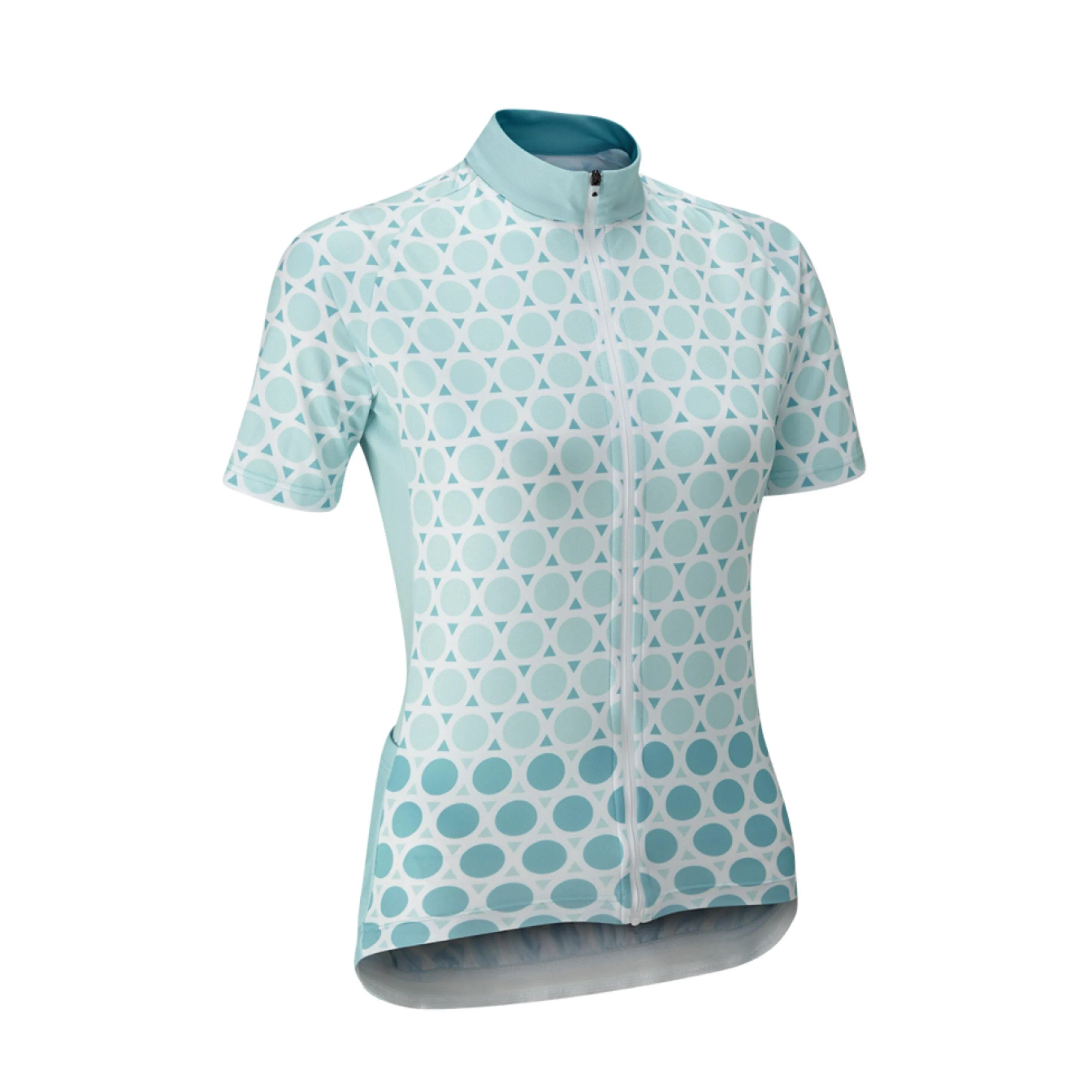 Chapeau! Madeleine Geo Polka Women Jersey - Surf Blue