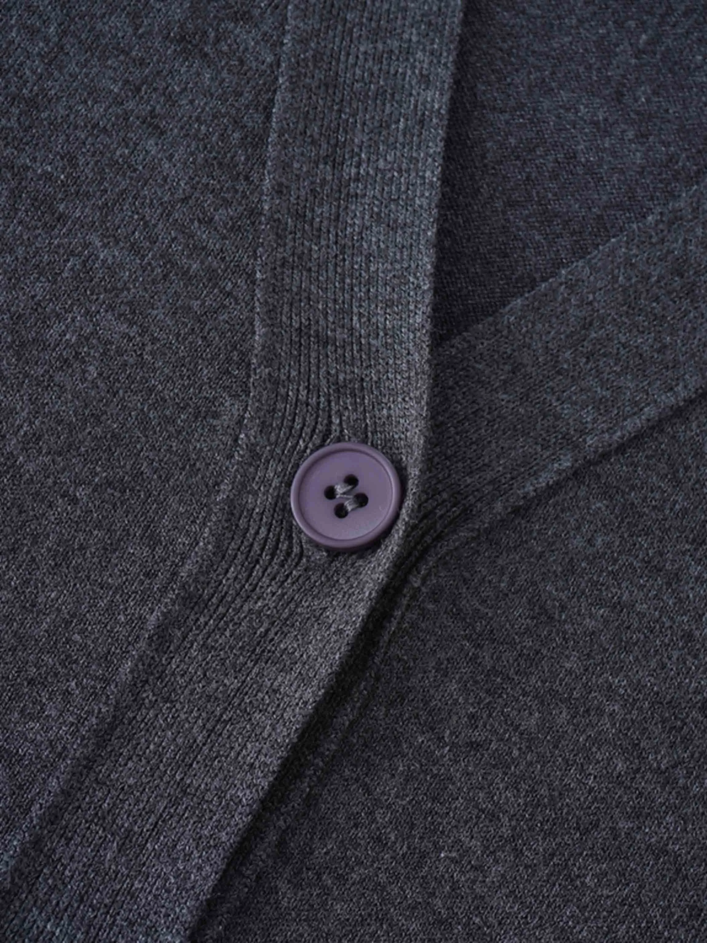 Duster Cardigan 50"-Charcoal Grey