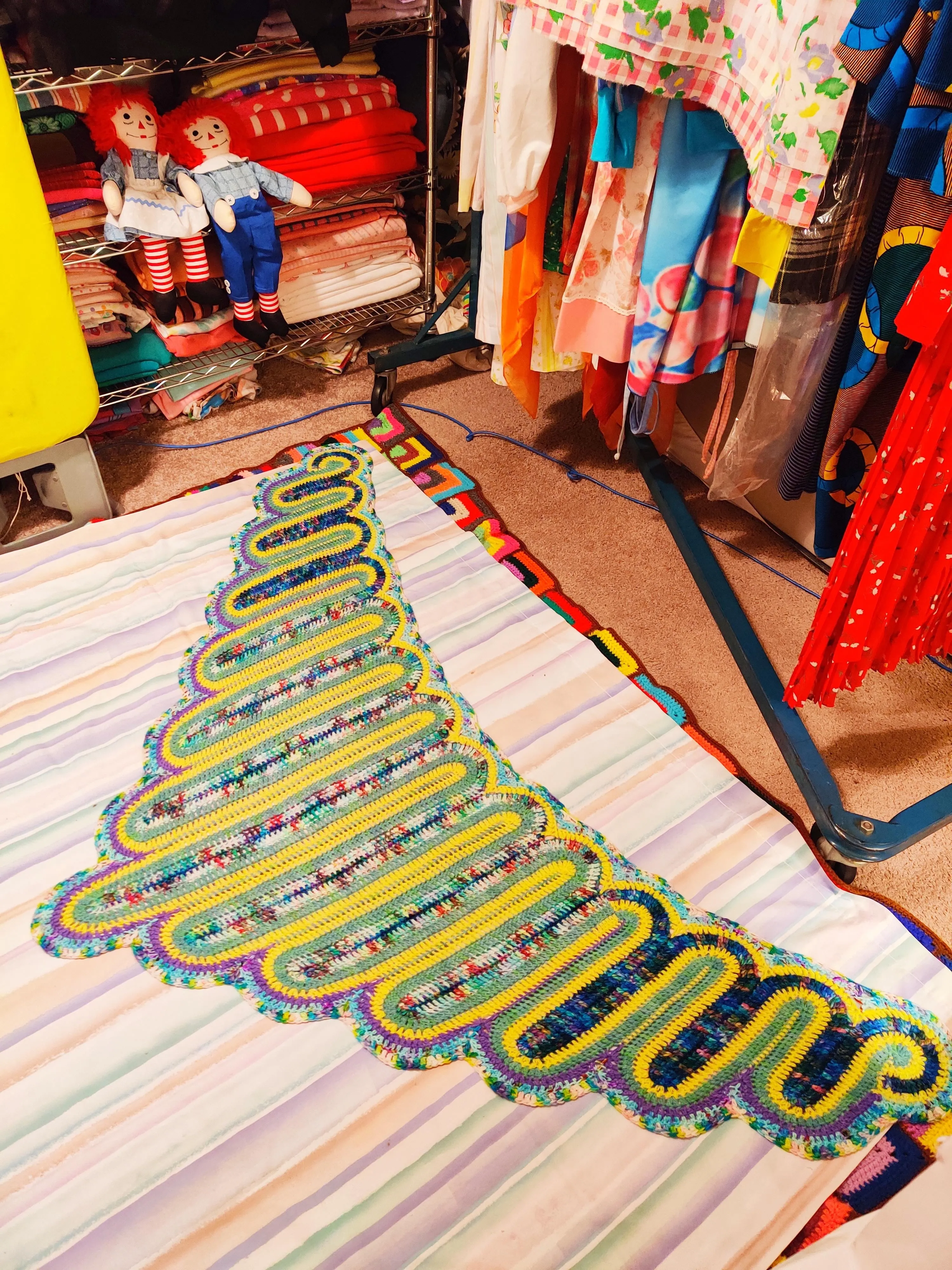 'Ribbon Candy Shawl' Complete E-Book