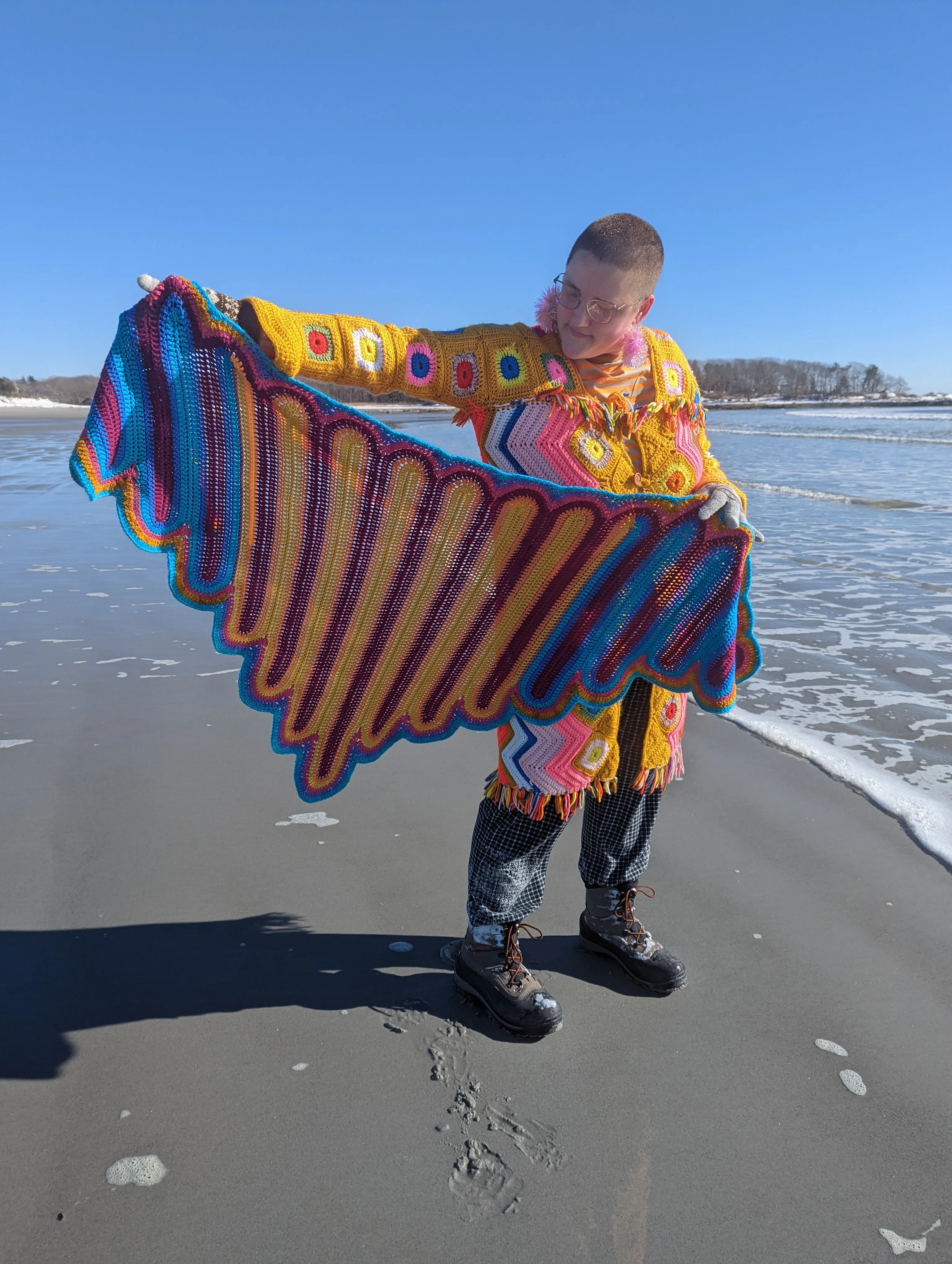'Ribbon Candy Shawl' Complete E-Book