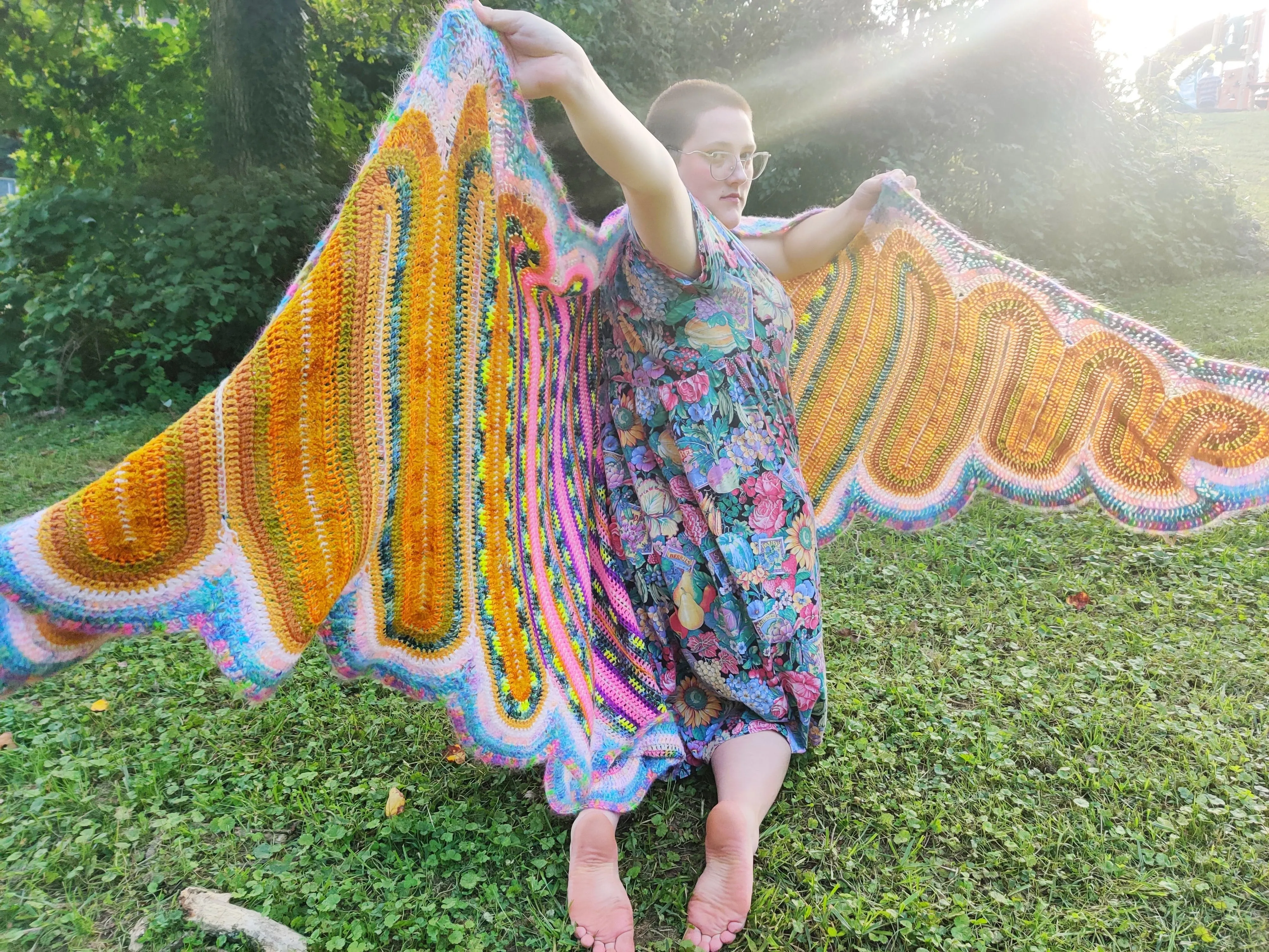 'Ribbon Candy Shawl' Complete E-Book